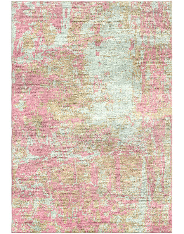 pink and green outdoor rug